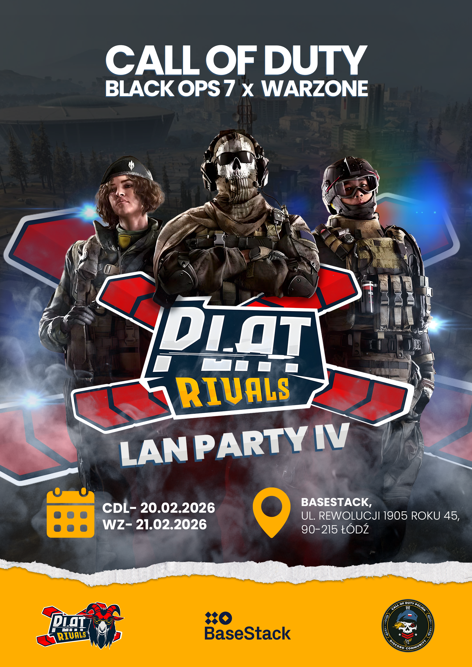 Plakat Plat Rivals LAN Party IV